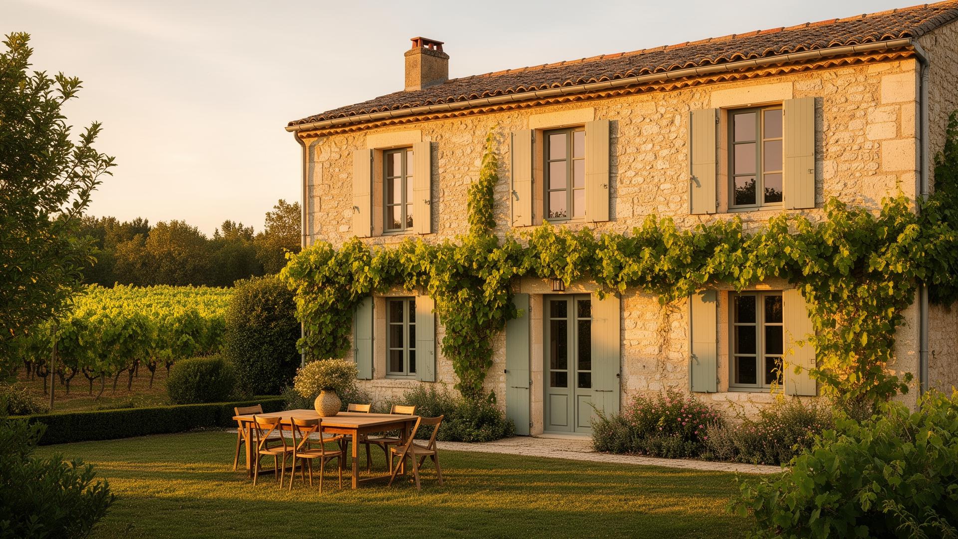 Maison Eyrans, maison de charme en pierre dans le Blayais